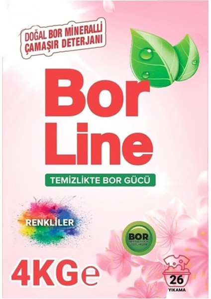 Matik Toz Çamaşır Deterjanı 8 kg Renkliler İçin 52 Yıkama 2 Paket 4 Kg