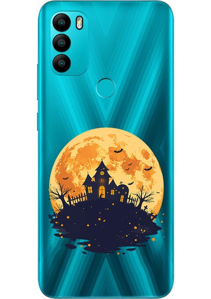 General Mobile GM21 Plus Uyumlu Perili Köşk Desenli Silikon Kılıf