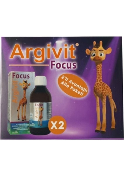 Focus Şurup 2'li Avantajlı Paket 150 ml Zihin Gelişimi İçin Özel Formül