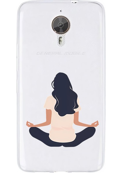 General Mobile Gm5 Plus Uyumlu Meditasyon Desenli Silikon Kılıf
