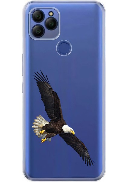 General Mobile GM21 Uyumlu Kartal Uçuşu Desenli Silikon Kılıf