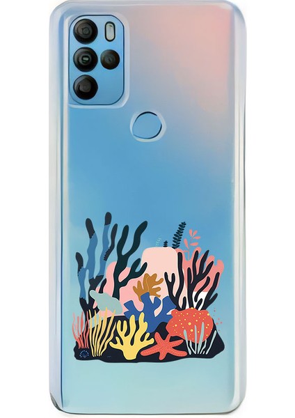 General Mobile GM21 Pro Uyumlu Mercan Resifi Desenli Silikon Kılıf