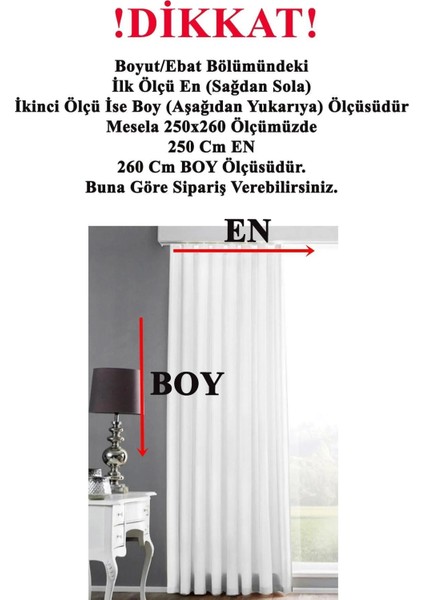 Saten Güneşlik Perde Kırık Beyaz - Ekru (Enxboy)