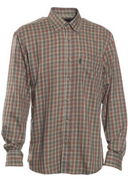 S.K.DEERHUNTERWAYLON499RED Kareli Uzun Kol Gömlek