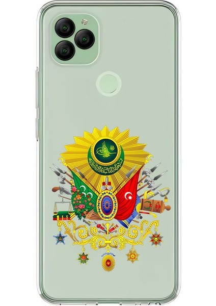 General Mobile GM22 Uyumlu Osmanlı Amblem Desenli Silikon Kılıf