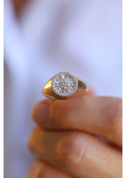 14 Ayar Altın Trapez Yüzük fırsatları