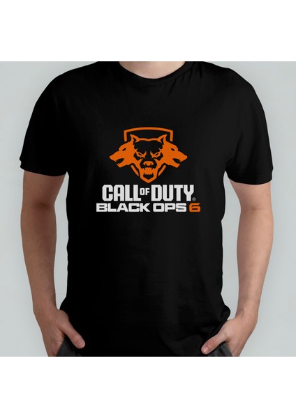 Call Of Duty Black Ops 6 Pamuklu Bisiklet Yaka T-Shirt Model 2