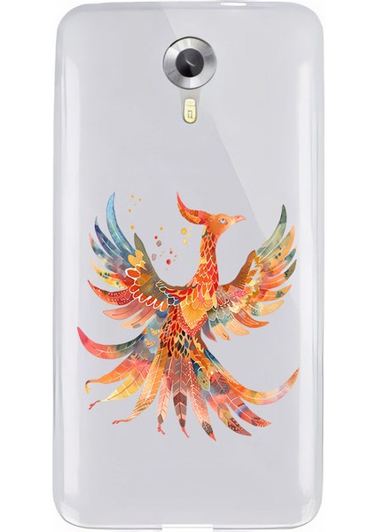 General Mobile 4g Uyumlu Anka Kuşu Desenli Silikon Kılıf
