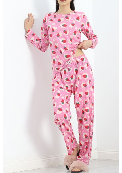 Alt Üst Aynı Rotasyon Pijama Takımı Pembeçilek modelleri