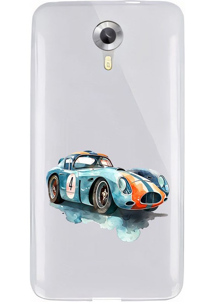 General Mobile 4g Uyumlu Klasik Araba Desenli Silikon Kılıf