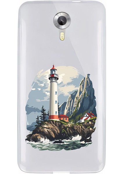 General Mobile 4g Uyumlu Deniz Feneri Desenli Silikon Kılıf