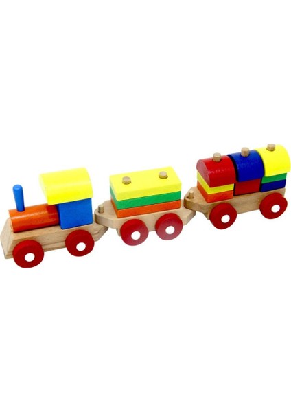 Nessiworld Playwood Eğitici Ahşap Bultak Tren