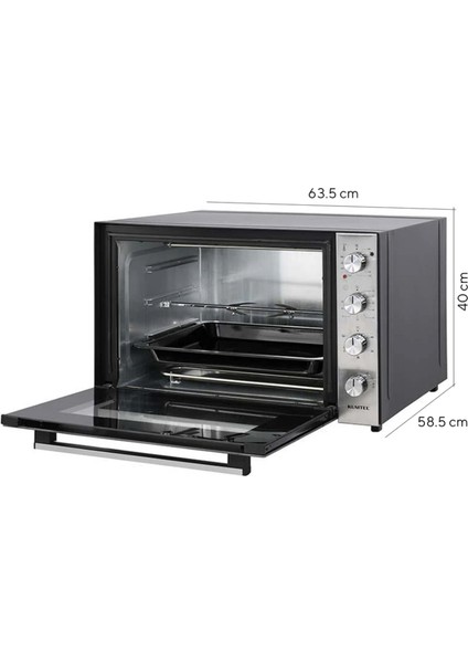 LX-9645 Piliç Çevirme Fonksiyonlu 70 lt Midi Fırın fiyatları