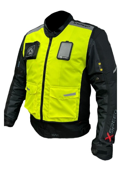 X-Speed Stella Reflektörlü Motosiklet Sürücü Yeleği