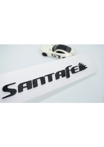 Hyundai Santafe Bagaj Siyah Abs 3m 3D Yazı Logo Amblem