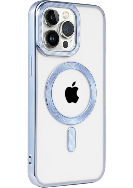 iPhone 14 Pro Max Kılıf Yüksek Kamera Çerçeveli ve Magsafe Şarj Özellikli Dayanıklı Kronos Kapak