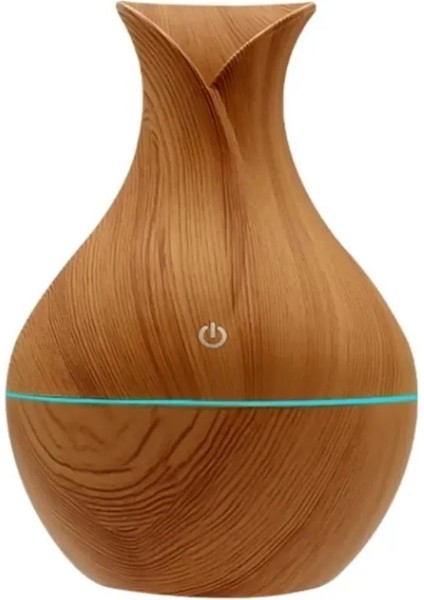 Kahverengi Vazo Ultrasonik Hava Nemlendirici ve Aroma Difüzörü - 7 Renk Işıklı | 200 ml fırsatları