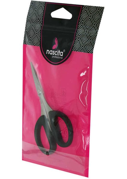 4 " Makas Ergonomik Saplı Saç Sakal Bıyık Burun Makası