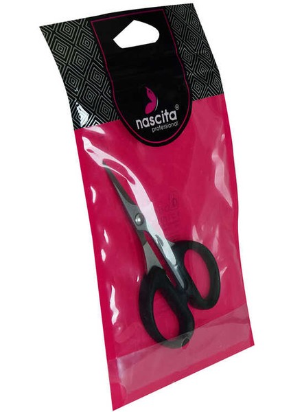 4 " Makas Ergonomik Saplı Saç Sakal Bıyık Burun Makası