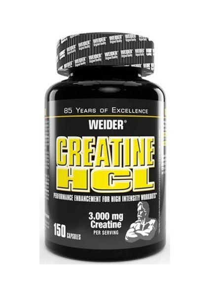 Creatine Hcl - 150 Caps - 50 Servis