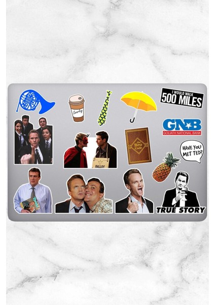 HimymSeri 2 Laptop Notebook Tablet Sticker Seti