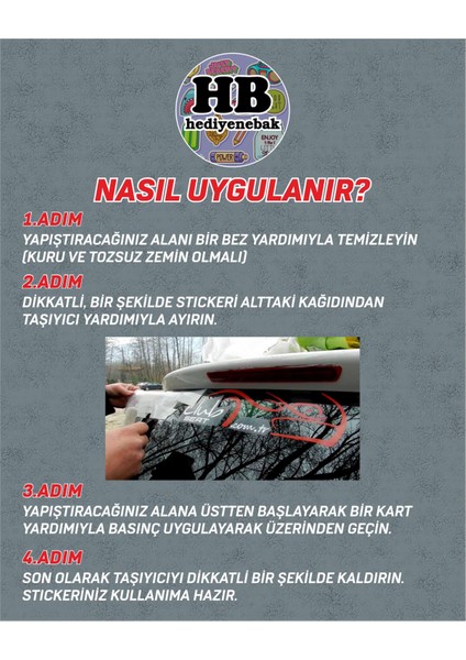 Kaput Kısa Şerit Araç, Araba, Oto, Motorsiklet, Cam Sticker
