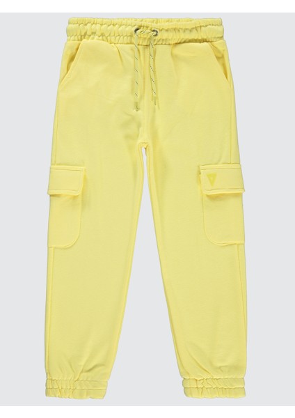 Kız Çocuk Eşofman Altı 6-9 Yaş Sarı