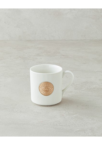 Goldie Eye New Bone China Kupa 370 ml Beyaz-Gold fiyatları