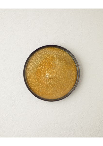 Nova Cam Pasta Tabağı 22 cm Siyah-Gold fiyatları