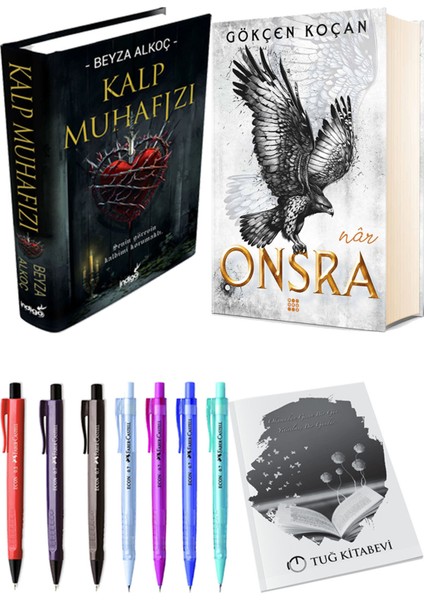 Onsra Nar Ciltli ve Kalp Muhafızı 1 Ciltli Beyza Alkoç 2li Set