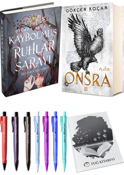 Onsra Nar Ciltli ve Kaybolmuş Ruhlar Sarayı 2 Ciltli Dilara Keskin 2li Set