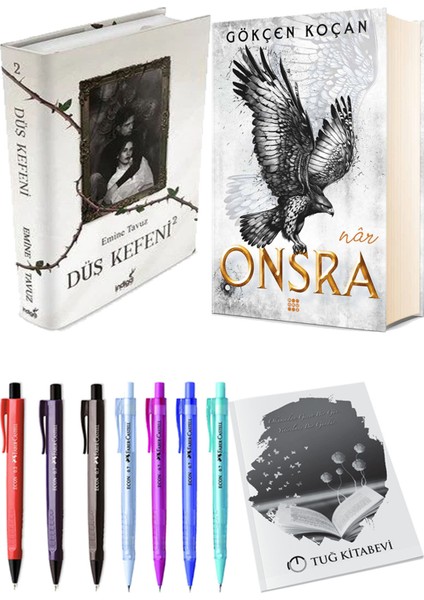 Onsra Nar Ciltli ve Düş Kefeni 2 Ciltli Emine Tavuz 2li Set