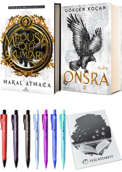 Onsra Nar Ciltli ve Medusanın Ölü Kumları Ciltli Maral Atmaca 2li Set