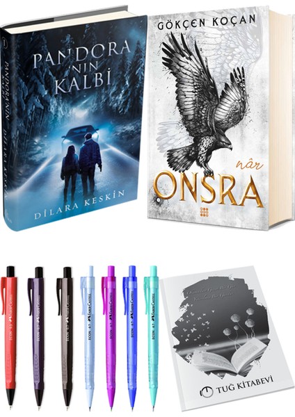 Onsra Nar Ciltli ve Ephesus Pandora'nın Kalbi 1 Ciltli Dilara Keskin 2li Set