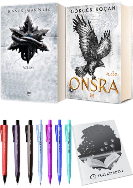 Onsra Nar Ciltli ve Içinde Bir Sen 4 Azlem Ciltli Binnur Şafak Nigiz 2li Set