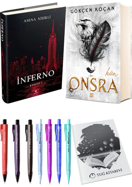 Onsra Hun Ciltli ve Inferno Kanto I Ciltli Asena Nişikli 2li Set