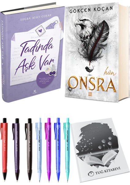 Onsra Hun Ciltli ve Tadında Aşk Var Ciltli Tuğba Atıcı Coşar 2li Set