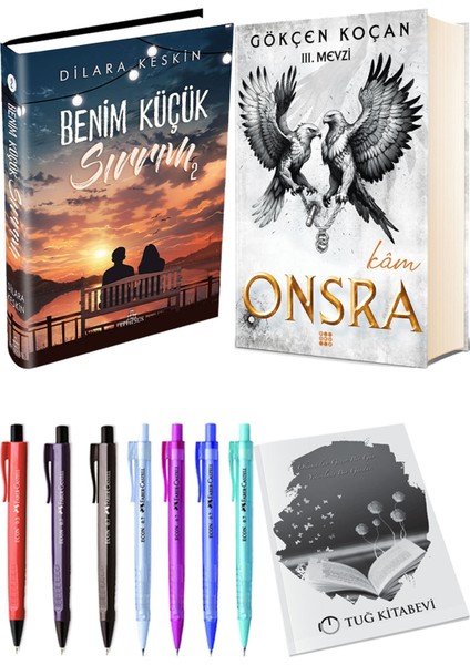 Onsra Kam Ciltli ve Ephesus Benim Küçük Sırrım 2 Ciltli Dilara Keskin 2li Set