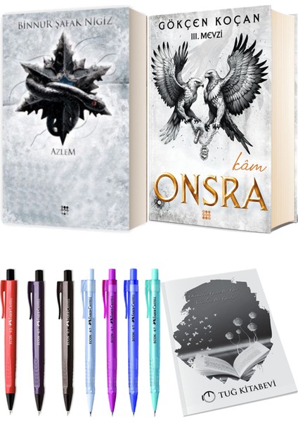Onsra Kam Ciltli ve Içinde Bir Sen 4 Azlem Ciltli Binnur Şafak Nigiz 2li Set