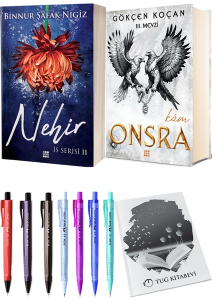Onsra Kam Ciltli ve Is Serisi 2 Nehir Ciltli Binnur Şafak Nigiz 2li Set