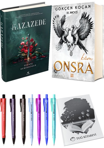 Onsra Kam Ciltli ve Kazazede 2 Ciltli Şevval Demirdöğer 2li Set