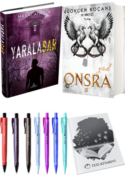 Onsra Yad Ciltli ve Ephesus Yayınları Yaralasar 3 Ciltli Maral Atmaca 2li Set
