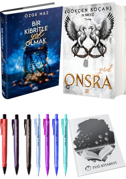 Onsra Yad Ciltli ve Guardian Bir Kibritle Yok Olmak 1 Ciltli Özge Naz 2li Set