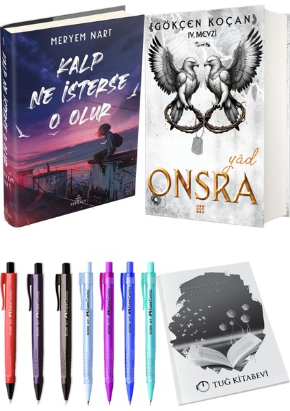 Onsra Yad Ciltli ve Kalp Ne Isterse O Olur 1 Ciltli Meryem Nart 2li Set