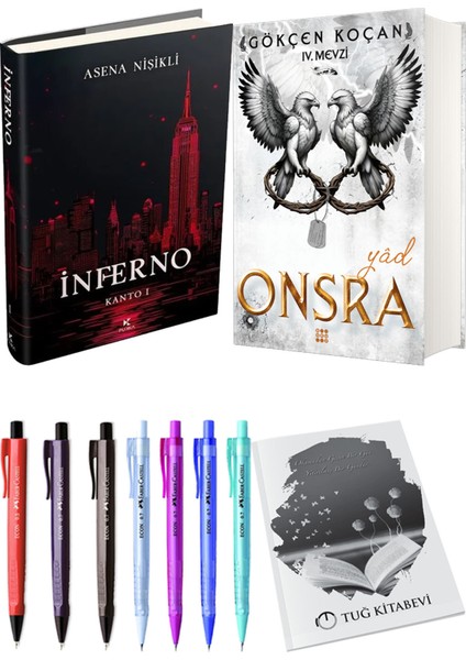 Onsra Yad Ciltli ve Inferno Kanto I Ciltli Asena Nişikli 2li Set