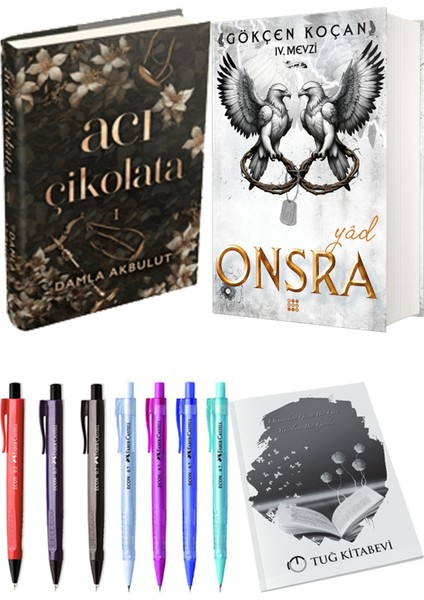 Onsra Yad Ciltli ve Acı Çikolata Ciltli Damla Akbulut 2li Set