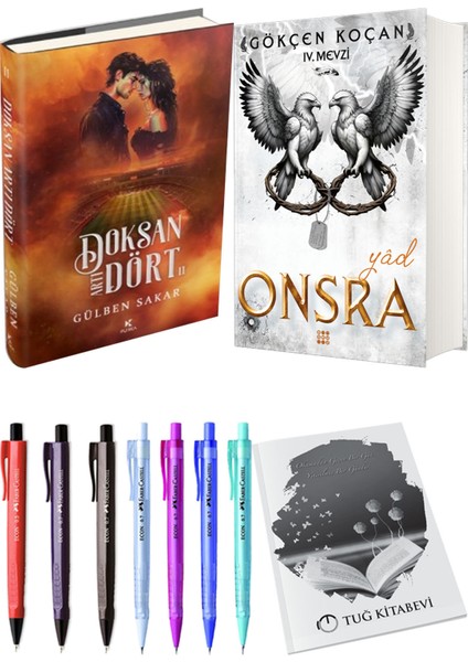 Onsra Yad Ciltli ve Doksan Artı Dört 2 Ciltli Gülben Sakar 2li Set
