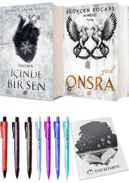 Onsra Yad Ciltli ve Içinde Bir Sen 1 Engerek Ciltli Binnur Şafak Nigiz 2li Set