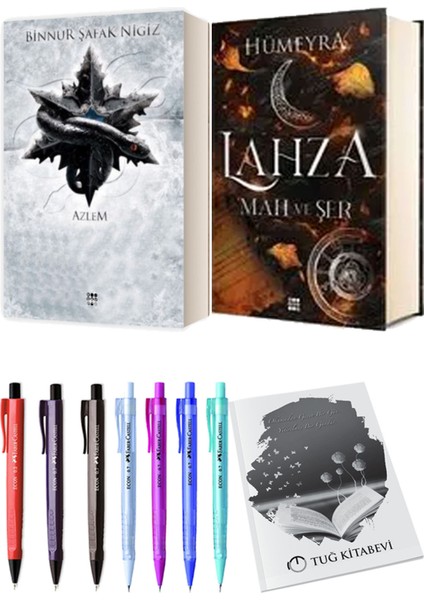 Lahza 1 Mah ve Şer Ciltli ve Içinde Bir Sen 4 Azlem Ciltli Binnur Şafak Nigiz 2li Set