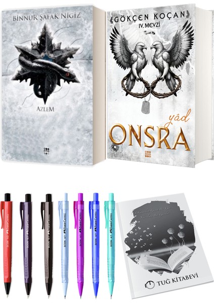 Onsra Yad Ciltli ve Içinde Bir Sen 4 Azlem Ciltli Binnur Şafak Nigiz 2li Set